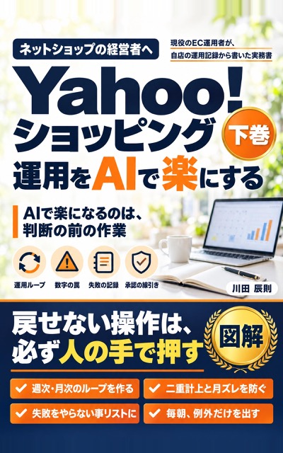 Yahoo!ショッピング運用をAIで楽にする 下巻 の表紙